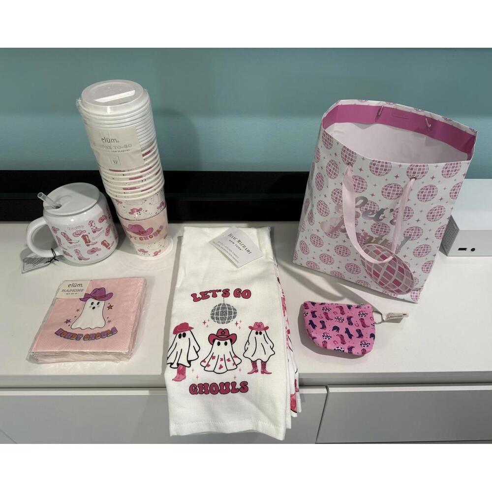 Ghost/Ghoul, Cowgirl, Disco Party Gift Bag Set